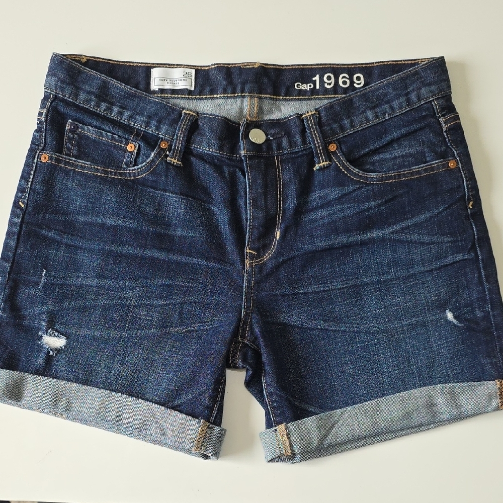 GAP Dark Blue Denim Jean Shorts